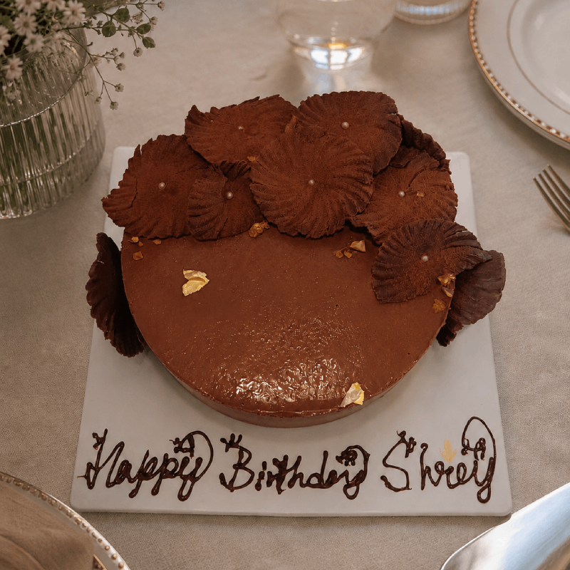 Chocolate Gaufrette Cake